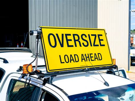 oversize load sign mount